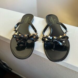 Valentino rockstud sandals size 7 size 38